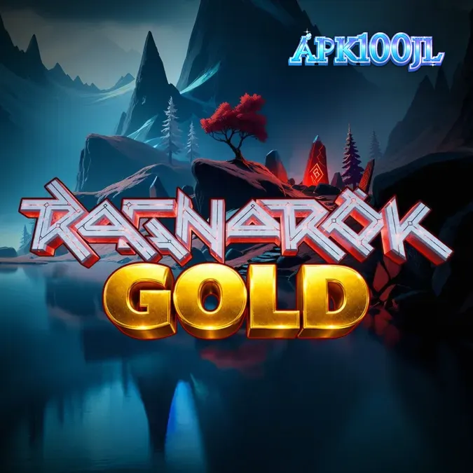 Tampilan visual grid 5x5 pada slot Ragnarok Gold dengan tema mitologi Nordik