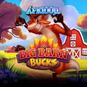 Tampilan visual slot Big Barn Bucks dengan tema peternakan